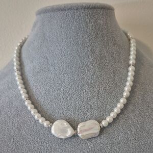Natural PEARL CHOKER & BRACLET